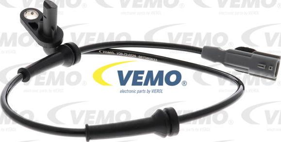 Vemo V38-72-0229 - Sensore, N° giri ruota www.autoricambit.com