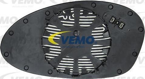 Vemo V20-69-0004 - Vetro specchio, Specchio esterno www.autoricambit.com