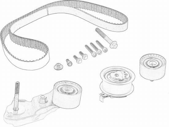 Volvo 32298420 - Kit cinghie dentate www.autoricambit.com