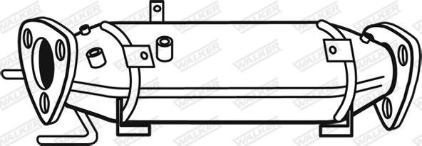 Walker 93167 - Filtro antiparticolato / particellare, Impianto gas scarico www.autoricambit.com