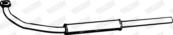 Walker 06100 - Silenziatore anteriore www.autoricambit.com