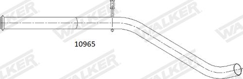 Walker 10965 - Tubo gas scarico www.autoricambit.com