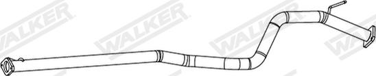 Walker 10857 - Tubo gas scarico www.autoricambit.com