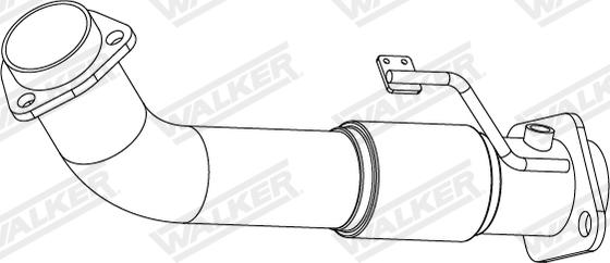 Walker 10884 - Tubo gas scarico www.autoricambit.com