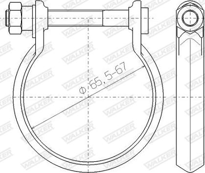 Walker 80439 - Connettore tubi, Imp. gas scarico www.autoricambit.com