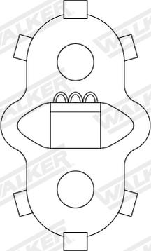 Walker 82786 - Supporto, Imp. gas scarico www.autoricambit.com