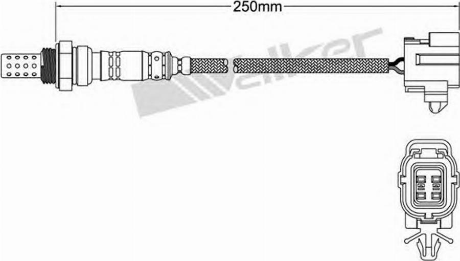 Walker 25024634 - Sonda lambda www.autoricambit.com