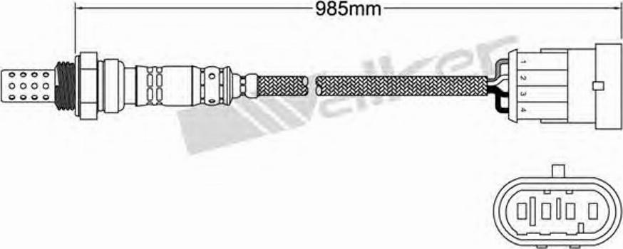 Walker 25024119 - Sonda lambda www.autoricambit.com