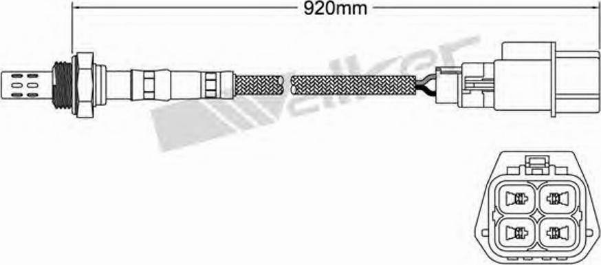 Walker 250-24284 - Sonda lambda www.autoricambit.com