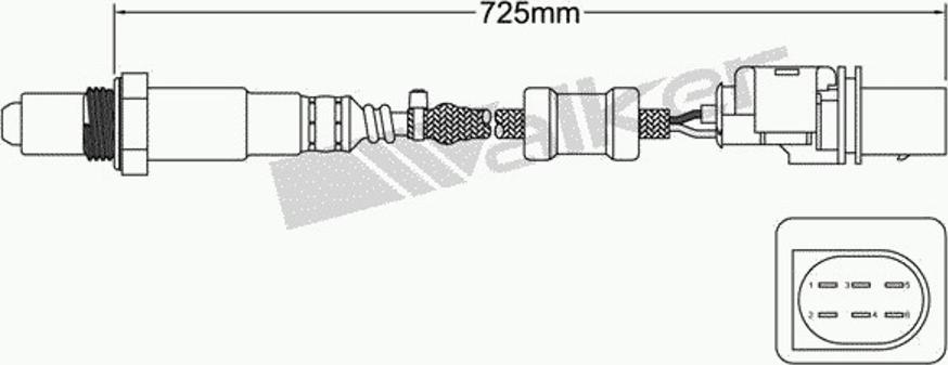 Walker 250-25035 - Sonda lambda www.autoricambit.com