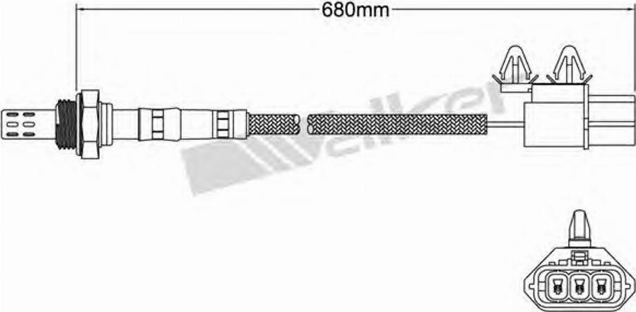 Walker 25023133 - Sonda lambda www.autoricambit.com