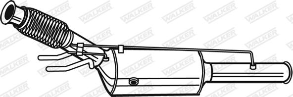 Walker 73158 - Filtro antiparticolato / particellare, Impianto gas scarico www.autoricambit.com