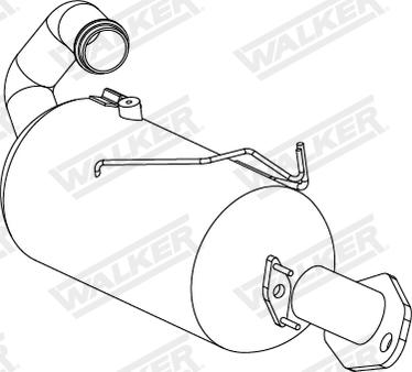 Walker 73344 - Filtro antiparticolato / particellare, Impianto gas scarico www.autoricambit.com