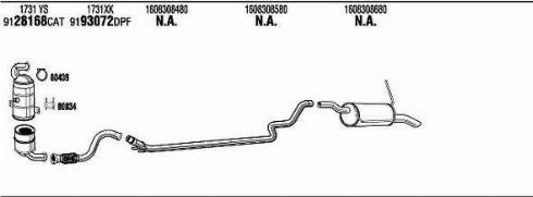 Walker PEK012960A - Impianto gas scarico www.autoricambit.com