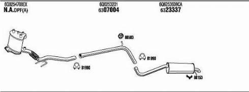 Walker SEH27587 - Impianto gas scarico www.autoricambit.com