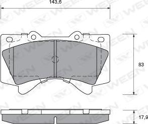 TOYOTA 044656028179 - Kit pastiglie freno, Freno a disco www.autoricambit.com