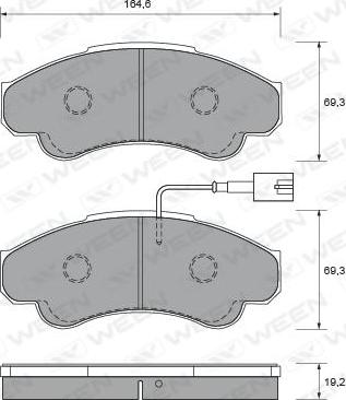 Galfer GA20517 - Kit pastiglie freno, Freno a disco www.autoricambit.com