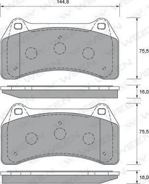 FTE 9001499 - Kit pastiglie freno, Freno a disco www.autoricambit.com