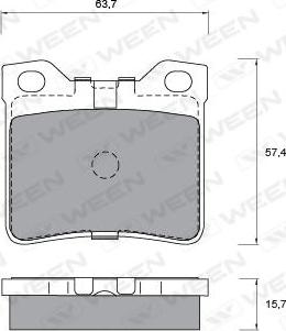 BOSCH 460 967B - Kit pastiglie freno, Freno a disco www.autoricambit.com