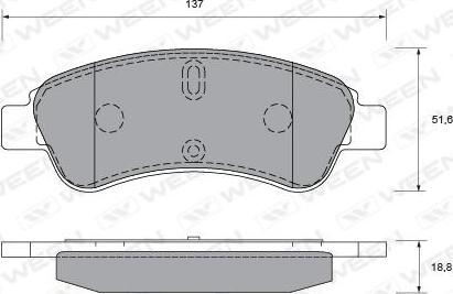 TRW 12303 - Kit pastiglie freno, Freno a disco www.autoricambit.com