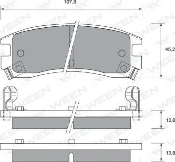 BOSCH 986424467 - Kit pastiglie freno, Freno a disco www.autoricambit.com