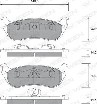 BENDIX 361187 - Kit pastiglie freno, Freno a disco www.autoricambit.com