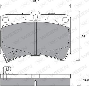 BOSCH F 026 000 122 - Kit pastiglie freno, Freno a disco www.autoricambit.com