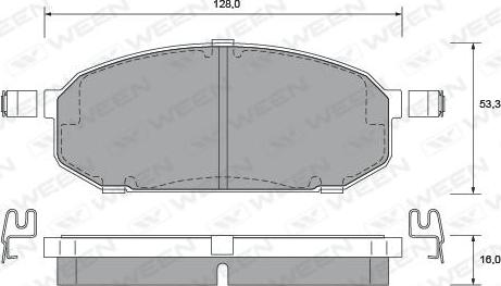 Magneti Marelli 363916061041 - Kit pastiglie freno, Freno a disco www.autoricambit.com