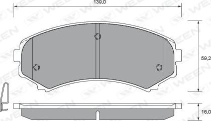 Magneti Marelli 363916061049 - Kit pastiglie freno, Freno a disco www.autoricambit.com