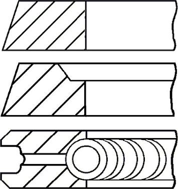 Goetze 0650180700 - Kit fasce elastiche www.autoricambit.com