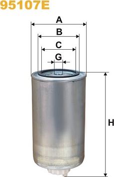 WIX Filters 95107E - Filtro carburante www.autoricambit.com