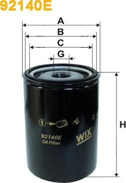 WIX Filters 92140E - Filtro olio www.autoricambit.com