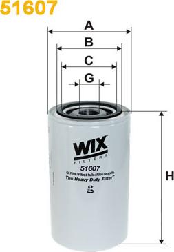 WIX Filters 51607 - Filtro olio www.autoricambit.com