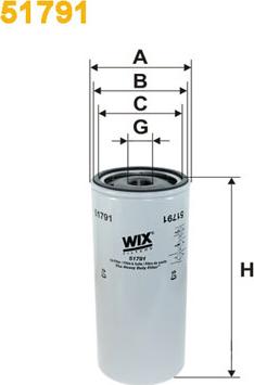 WIX Filters 51791 - Filtro olio www.autoricambit.com