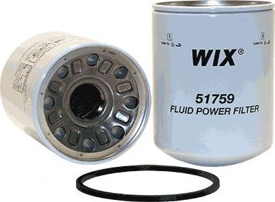 WIX Filters 51759 - Filtro, Sistema idraulico di lavoro www.autoricambit.com