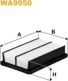 WIX Filters WA9950 - Filtro aria www.autoricambit.com