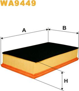 WIX Filters WA9449 - Filtro aria www.autoricambit.com