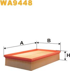 WIX Filters WA9448 - Filtro aria www.autoricambit.com