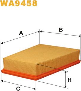 WIX Filters WA9458 - Filtro aria www.autoricambit.com