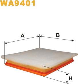 WIX Filters WA9401 - Filtro aria www.autoricambit.com