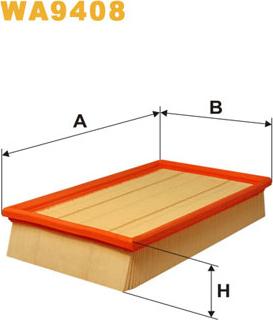 WIX Filters WA9408 - Filtro aria www.autoricambit.com