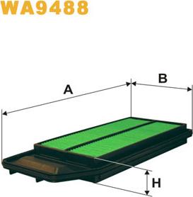 WIX Filters WA9488 - Filtro aria www.autoricambit.com