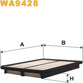 WIX Filters WA9428 - Filtro aria www.autoricambit.com