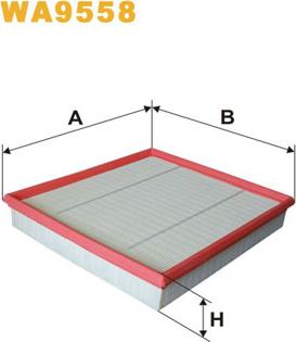 WIX Filters WA9558 - Filtro aria www.autoricambit.com