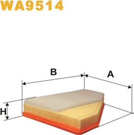 WIX Filters WA9514 - Filtro aria www.autoricambit.com