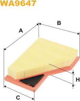 WIX Filters WA9647 - Filtro aria www.autoricambit.com