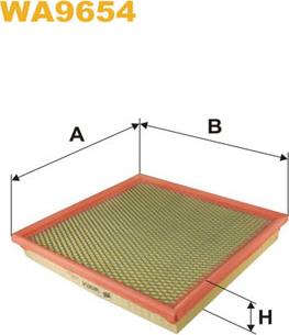 WIX Filters WA9654 - Filtro aria www.autoricambit.com