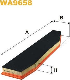 WIX Filters WA9658 - Filtro aria www.autoricambit.com