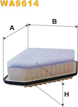WIX Filters WA9614 - Filtro aria www.autoricambit.com