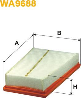 WIX Filters WA9688 - Filtro aria www.autoricambit.com